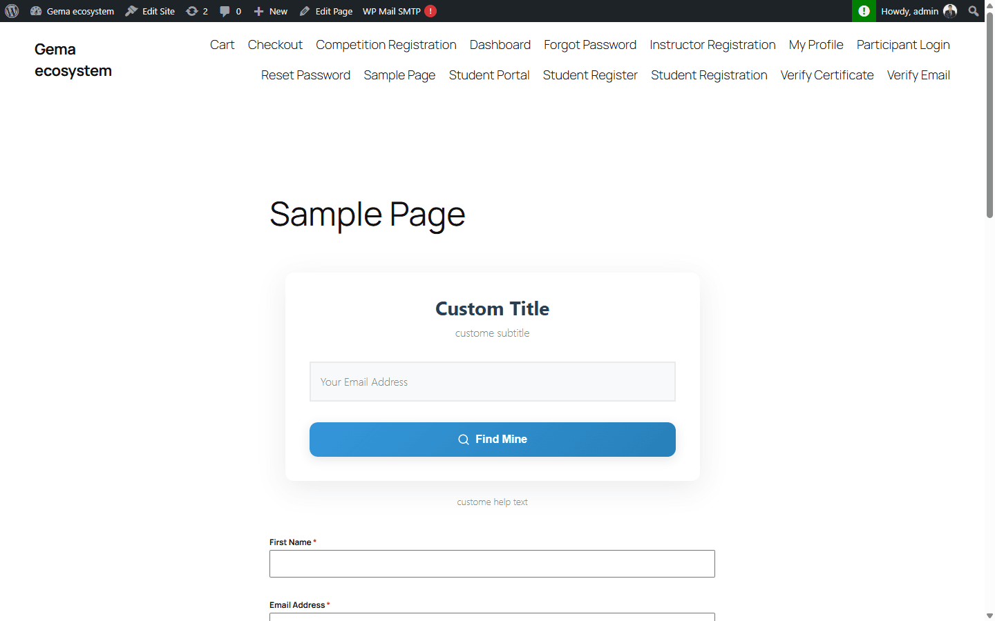 Self-serve lookup for students, teachers, and schools